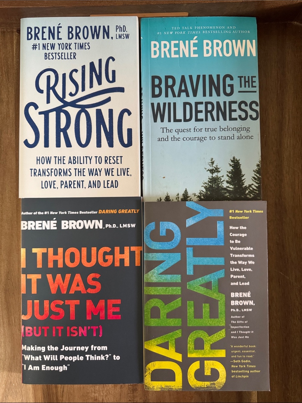Collection of Brene Brown books